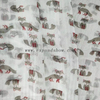 Fancy women dresses fabric polyester NANO crinkle printed