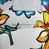 Fancy women dresses fabric polyester canvas printed fabric 