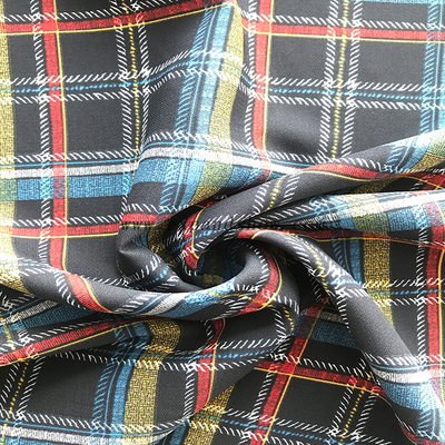 Rhombus printed fabric 