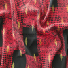 Rhombus printed fabric 