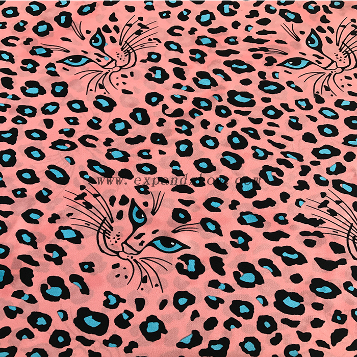 Rhombus printed fabric 