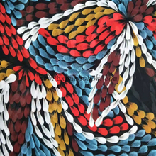 Fancy printed women dresses fabric polyester chiffon fabric 