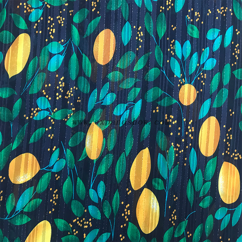 Beautiful silver stripe fabric 