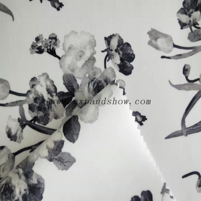 Fancy women dresses fabric polyester scuba printed 