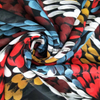 Fancy printed women dresses fabric polyester chiffon fabric 