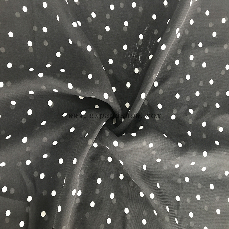 100DChiffon Print Fabric 