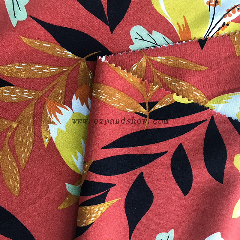Rayon Printed Fabric