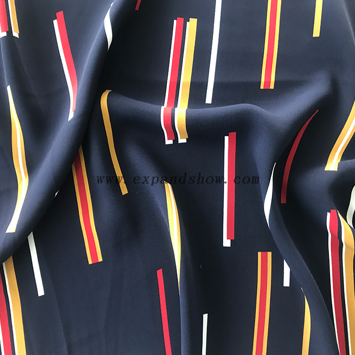 Rhombus printed fabric 