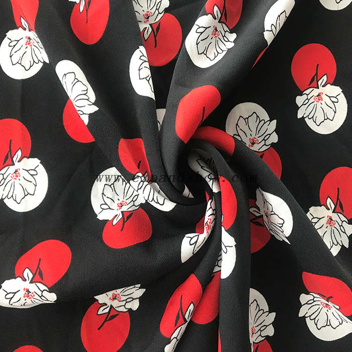 Rhombus printed fabric 