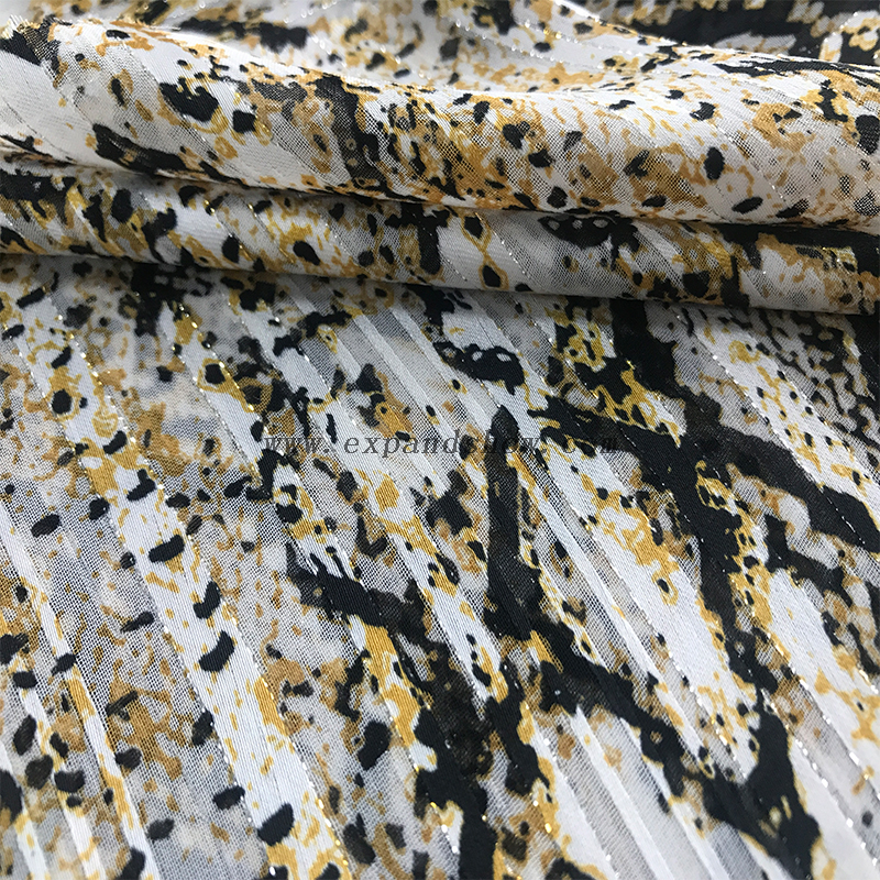 Beautiful silver stripe fabric 