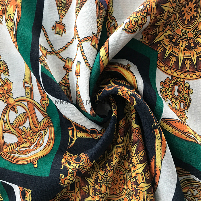 Rhombus printed fabric 