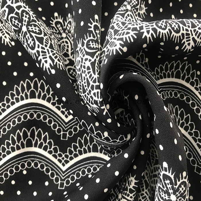 Rhombus printed fabric 