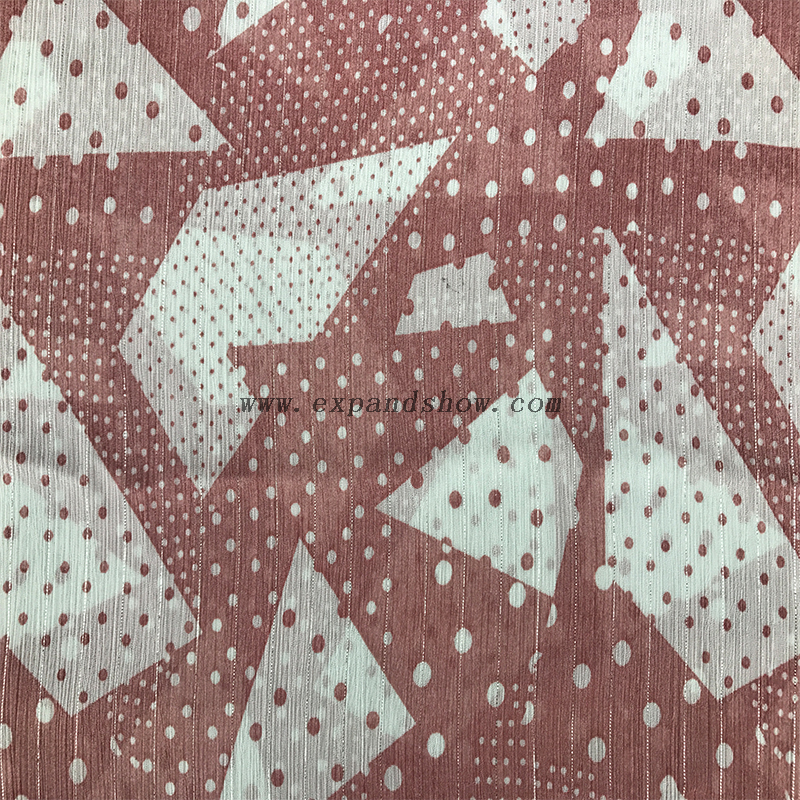 Lurex Chiffon Crepe fabric 