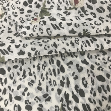 New style 100% polyester printed plain floral chiffon fabric