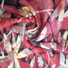 Fancy women dresses fabric polyester chiffon crinkle fabric printed 