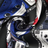 Fancy women dresses fabric polyester poly twill fabric 
