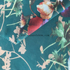Elegant high quality fashion plain printed chiffon fabric