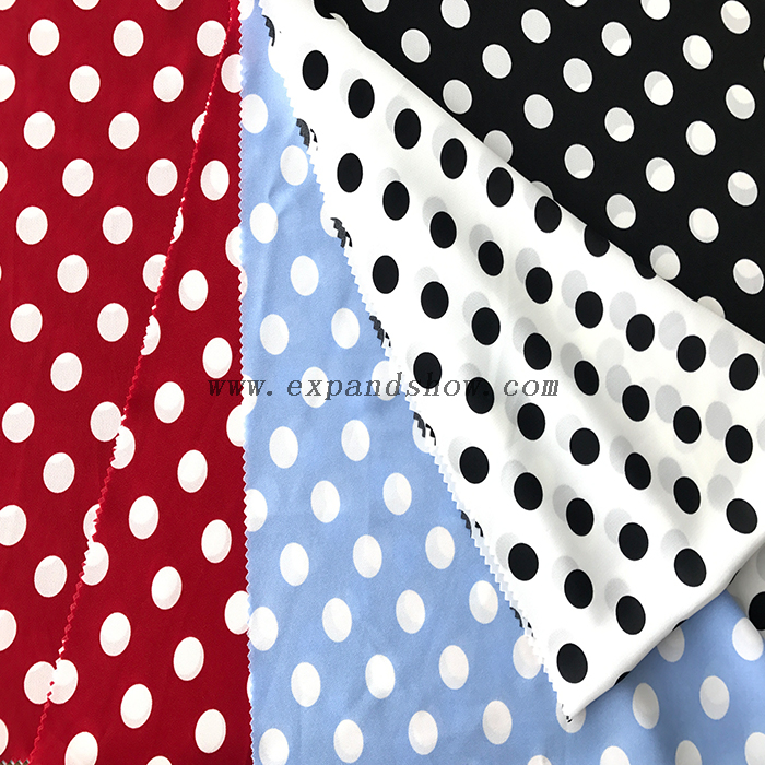 Rhombus printed fabric 