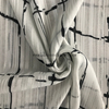 Beautiful silver stripe fabric 