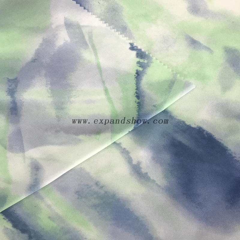 Free sample 75D chiffon fabric 100% polyester woven printed fabric