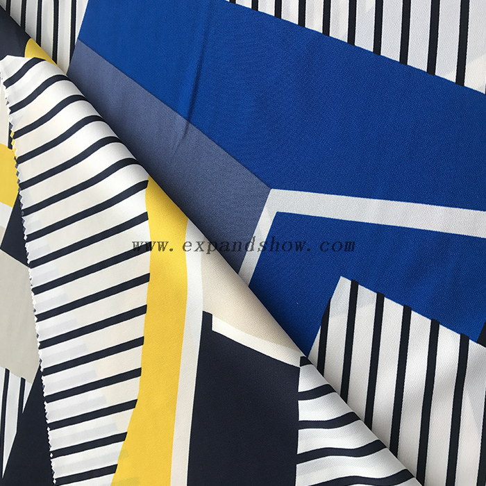 Rhombus Printed Fabric 