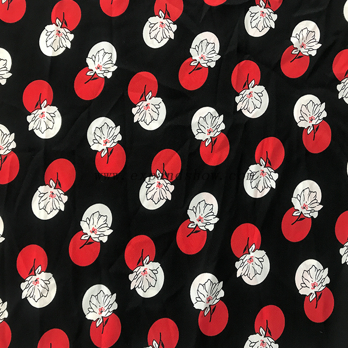 Rhombus printed fabric 