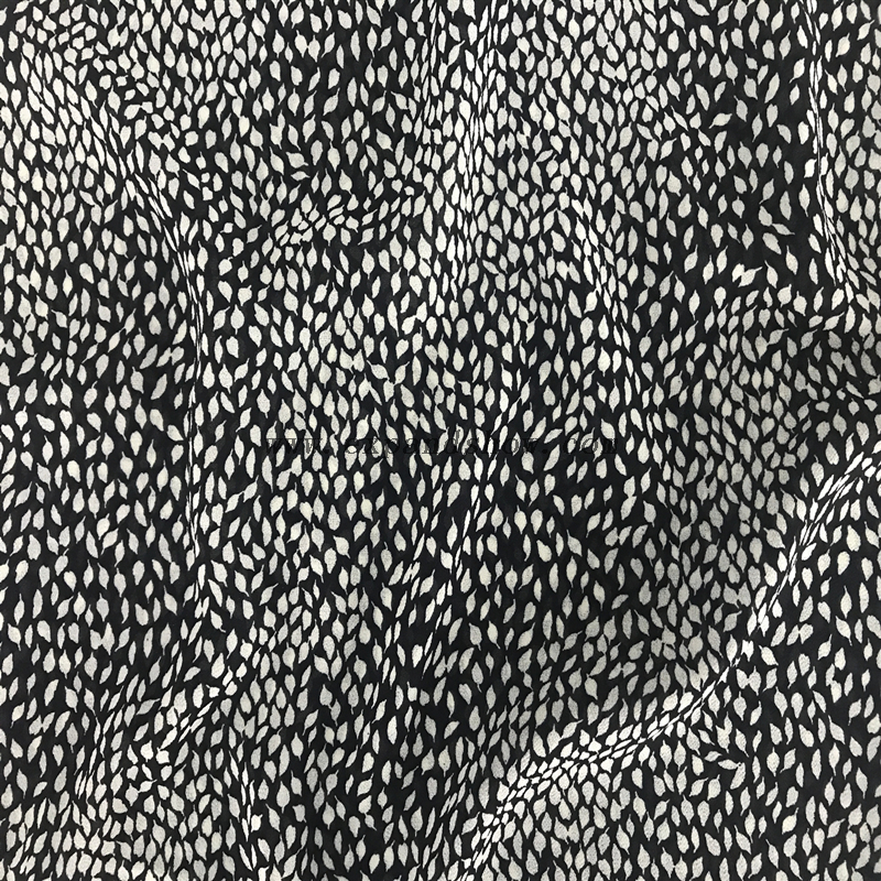 Hot sale 100% polyester printed chiffon fabric for dress