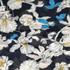 Fancy women dresses fabric polyester high quality chiffon crinkle stripe dyed 