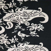 Fancy women dresses fabric polyester slub printed fabric 