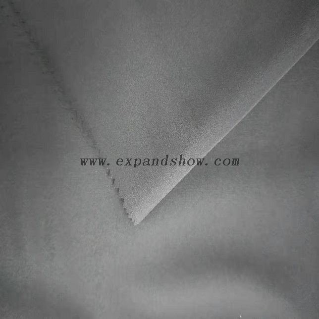Fancy women dresses fabric polyester tissue faille crepe dyed 