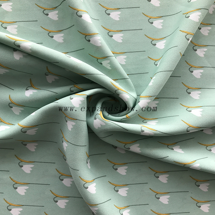 Rhombus printed fabric 