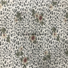 New style 100% polyester printed plain floral chiffon fabric