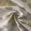 Fancy women dresses fabric polyester chiffon slub catioic jacquard dyed 