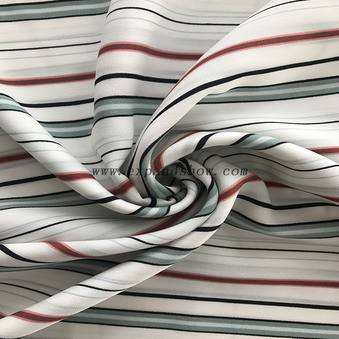 Rhombus printed fabric 