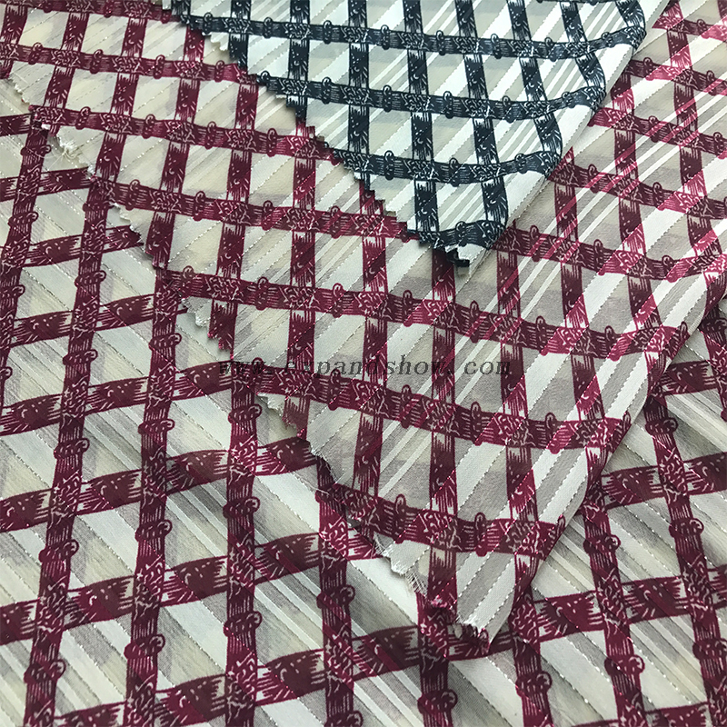 Beautiful silver stripe fabric 