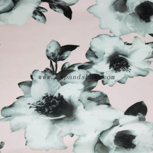 Fancy women dresses fabric polyester scuba printed 