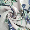 Fancy printed women dresses fabric polyester chiffon dyed fabric
