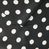 fancy women dresses fabric polyester polka printed 