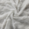 Fancy women dresses fabric polyester chiffon manual jacquard fabric 