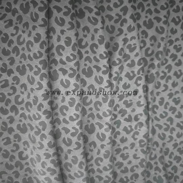 Fancy women dresses fabric polyester island silk dobby 
