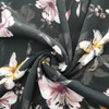 Fancy women dresses fabric polyester chiffon crinkle fabric printed