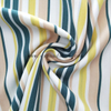 Fancy women dresses fabric polyester high quality wool peach printed