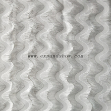Fancy women dresses fabric polyester chiffon manual jacquard fabric 