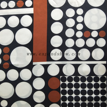 Fancy women dresses fabric polyester high quality satin spandex printed 