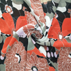 Fancy printed women dresses fabric polyester 75D chiffon fabric 