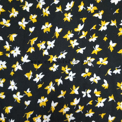 fancy women dresses fabric polyester high quality bubble chiffon printed 