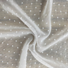 Fancy women dresses fabric polyester chiffon jacquard dyed 