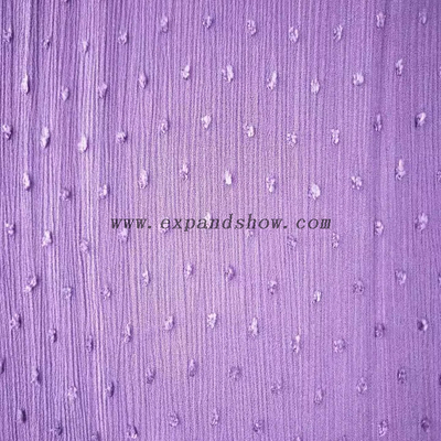 Fancy women dresses fabric rayon crinkle jacquard fabric dyed 