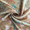 Fancy women dresses fabric polyester satin crepe printed 
