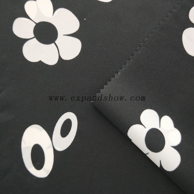 fancy women dresses fabric polyester SPH rhombus printed 